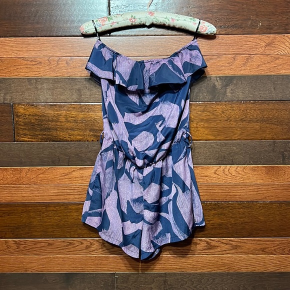 Forever 21 Pants - Forever 21 Strapless Ruffled Romper